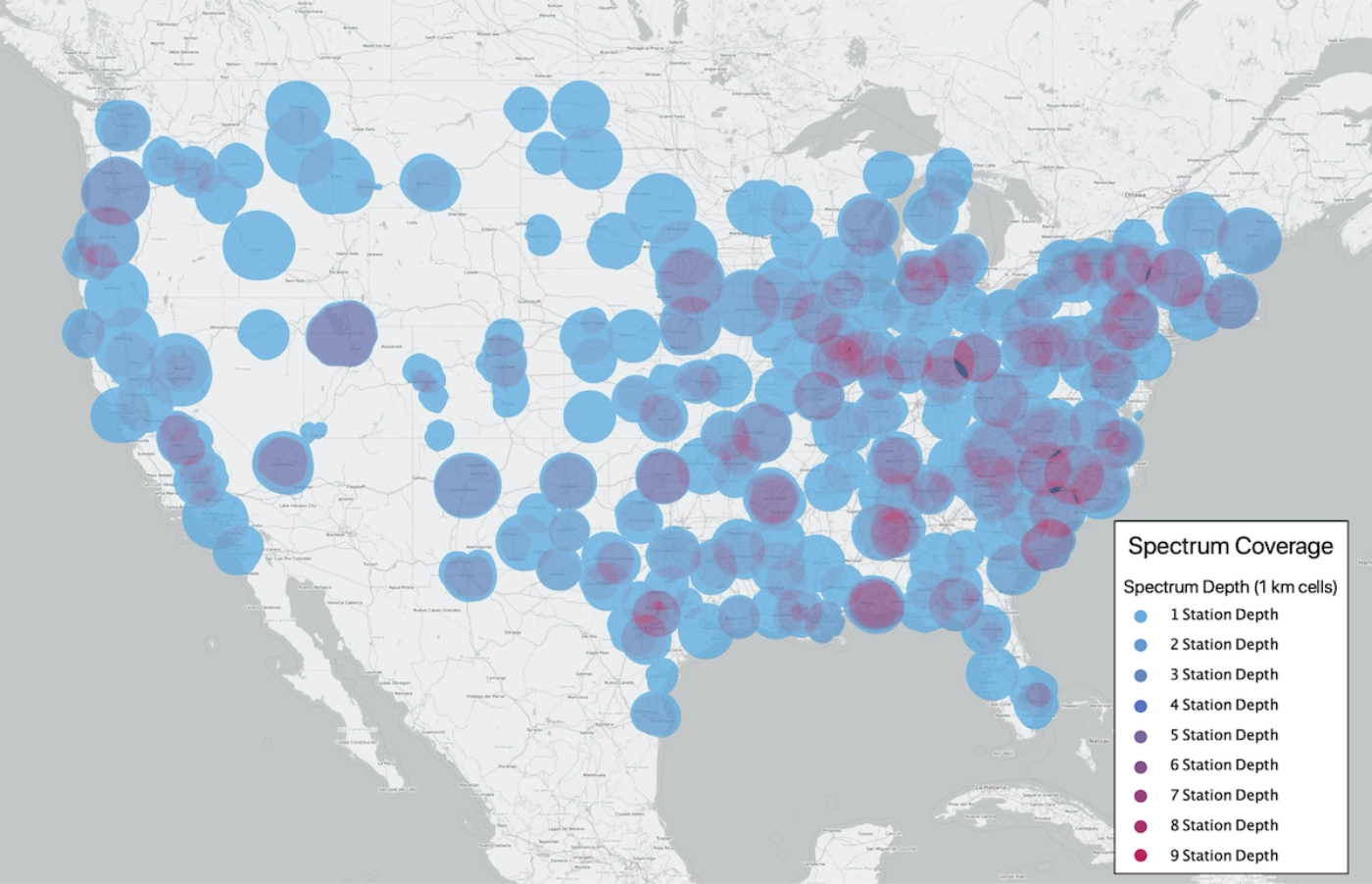 Spectrum Coverage Map